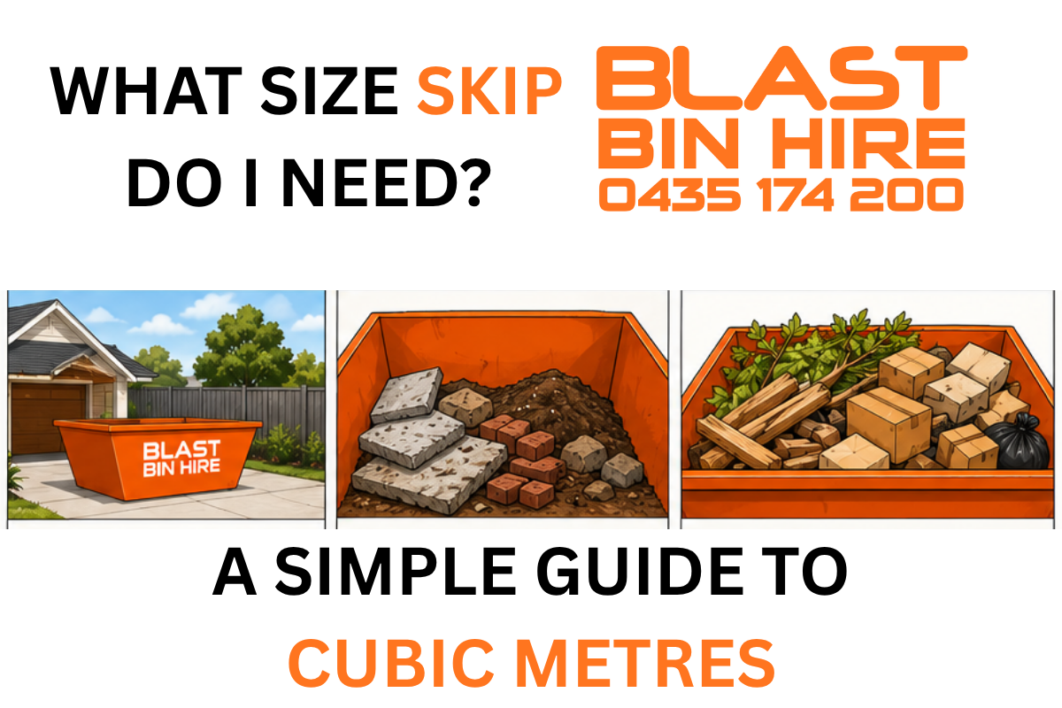 What Size Skip Bin Do I Need? A Simple Guide to Cubic Metres