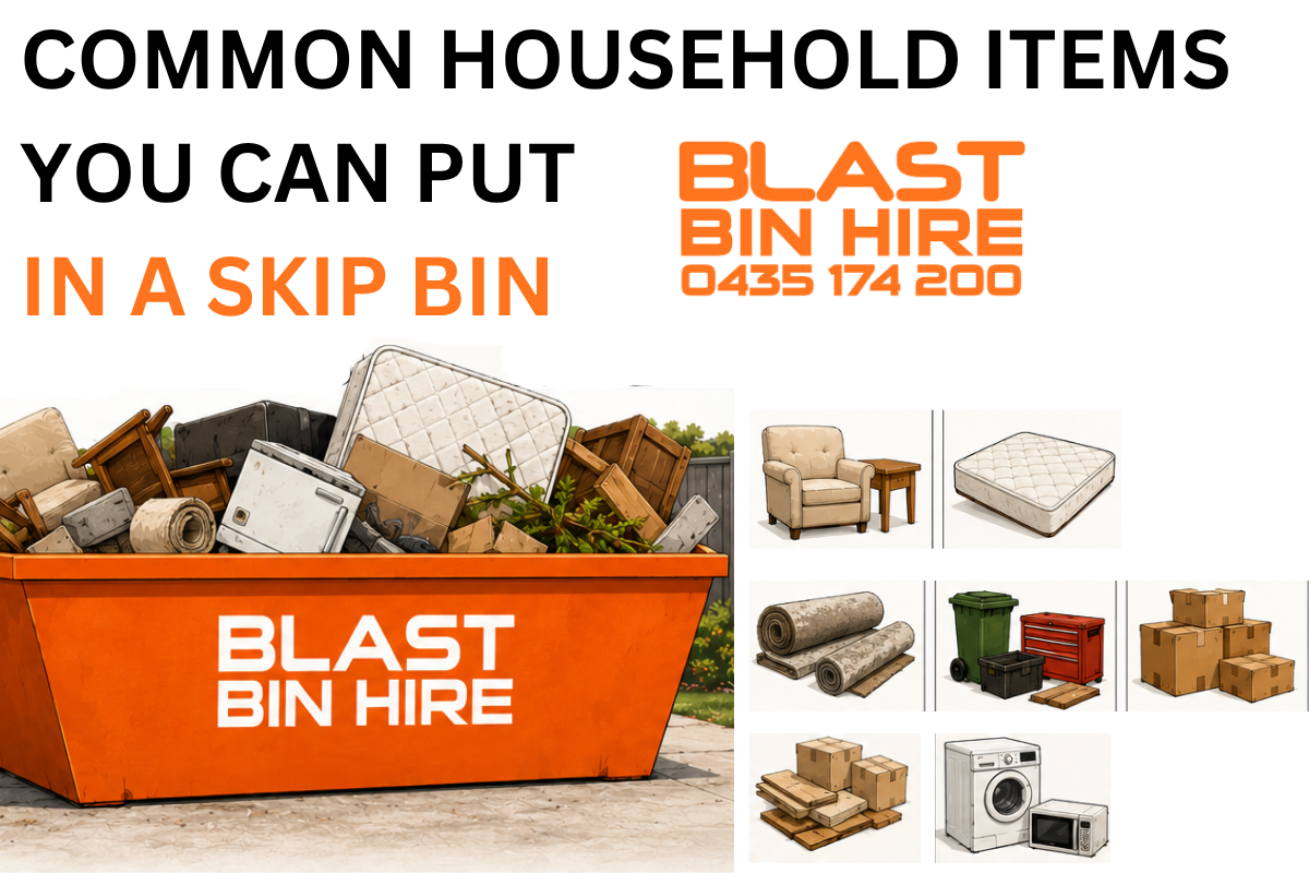 Common Household Items You Can Put in a Skip Bin